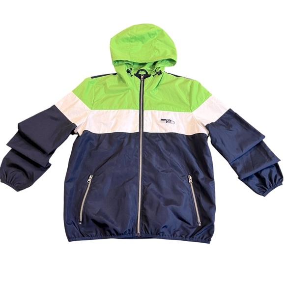 NFL | Seahawks | Windbreaker Hooded Jacket | Women’s | Size Medium - Picture 1 of 10
